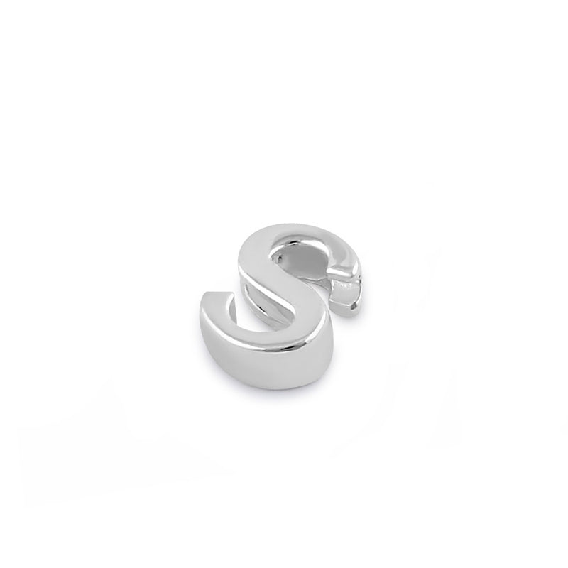 Sterling Silver Capital "S" Pendant