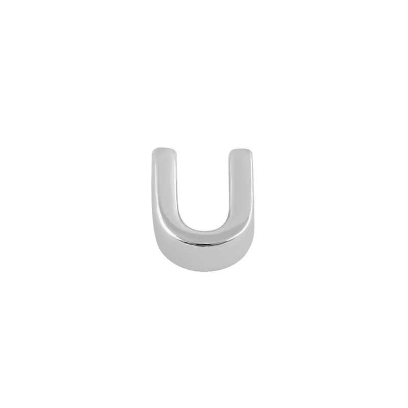 Sterling Silver Capital "U" Pendant