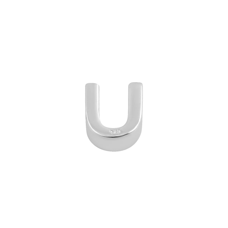 Sterling Silver Capital "U" Pendant