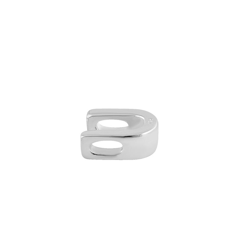Sterling Silver Capital "U" Pendant