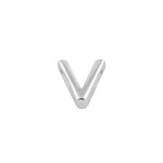 Sterling Silver Capital "V" Pendant