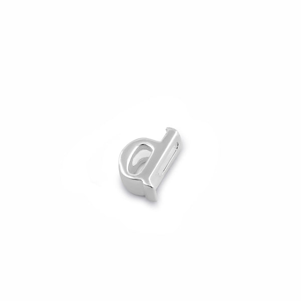 Sterling Silver Lowercase  "d" Pendant