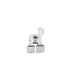 Sterling Silver Lowercase  "h" Pendant