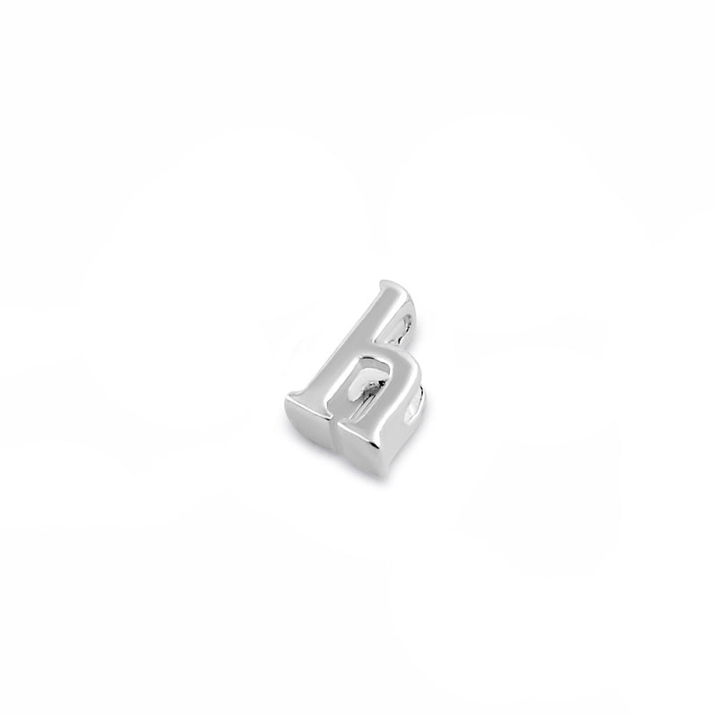 Sterling Silver Lowercase  "h" Pendant