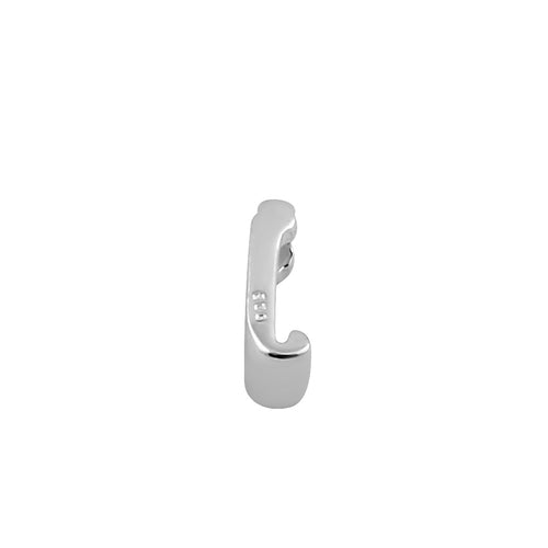 Sterling Silver Lowercase  "j" Pendant