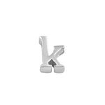 Sterling Silver Lowercase  "k" Pendant