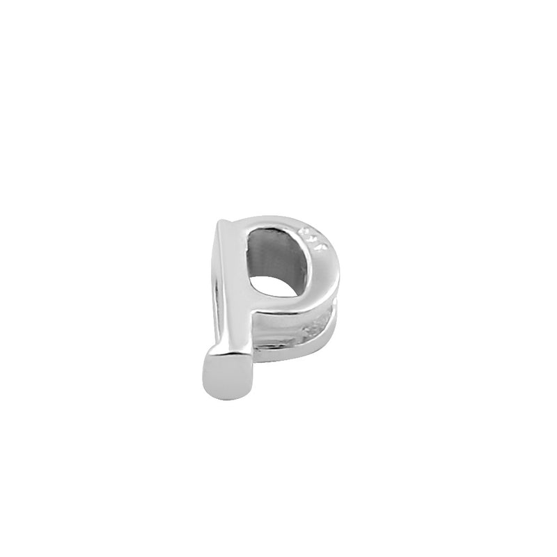 Sterling Silver Lowercase  "q" Pendant