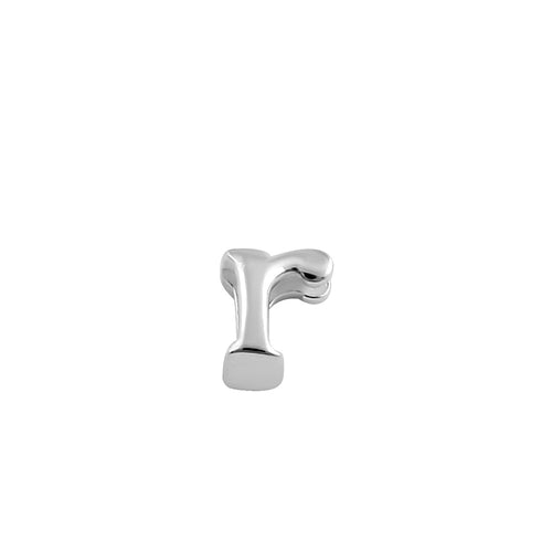 Sterling Silver Lowercase  "r" Pendant