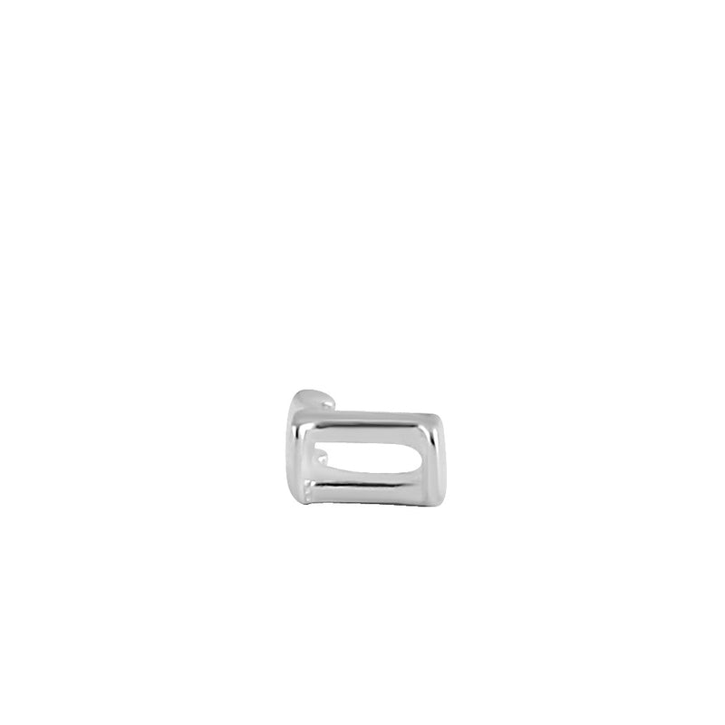 Sterling Silver Lowercase  "r" Pendant