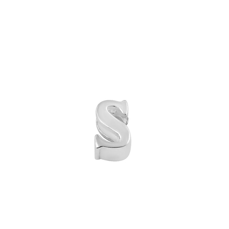 Sterling Silver Lowercase  "s" Pendant