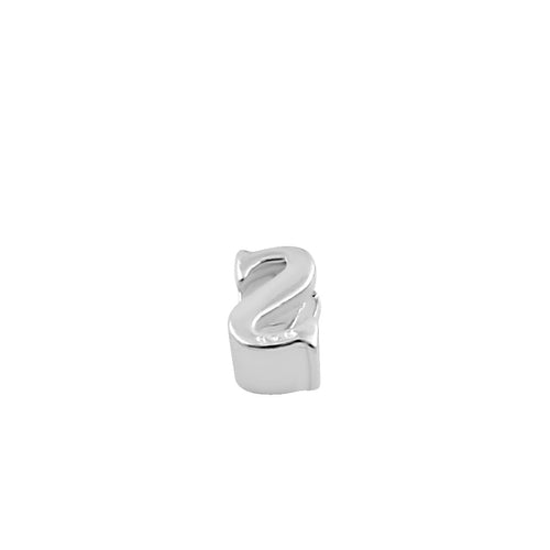 Sterling Silver Lowercase  "s" Pendant