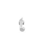 Sterling Silver Lowercase  "t" Pendant