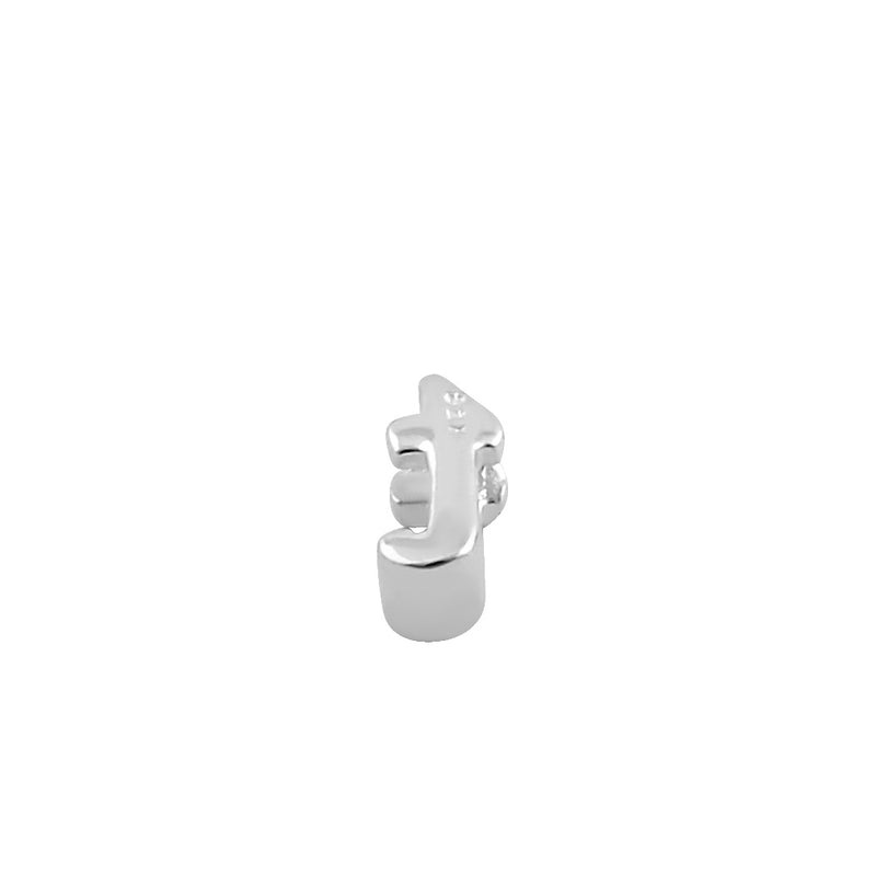 Sterling Silver Lowercase  "t" Pendant