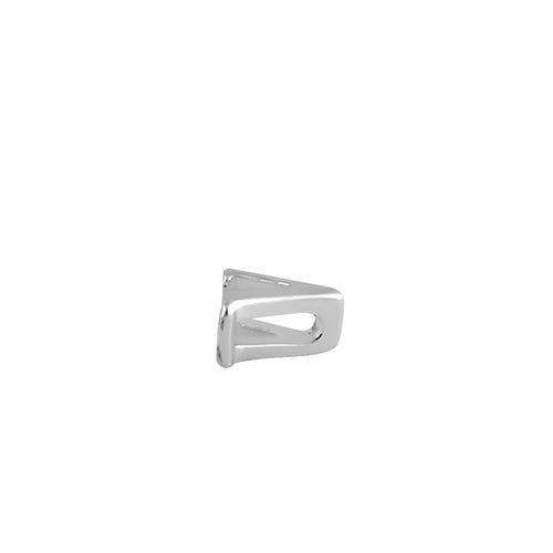 Sterling Silver Lowercase  "v" Pendant