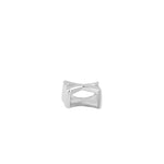 Sterling Silver Lowercase  "x" Pendant