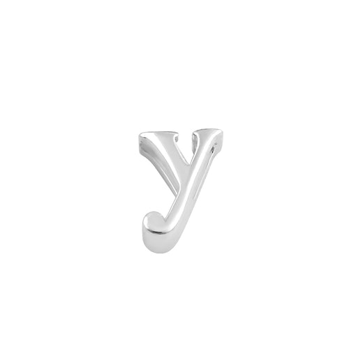 Sterling Silver Lowercase  "y" Pendant
