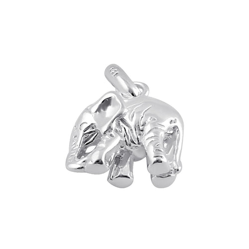 Sterling Silver Elephant Pendant
