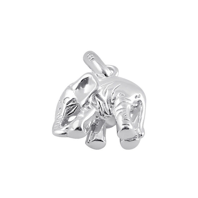 Sterling Silver Elephant Pendant