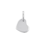 Sterling Silver Peace Heart Pendant