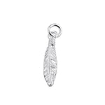Sterling Silver Trendy Feather Pendant