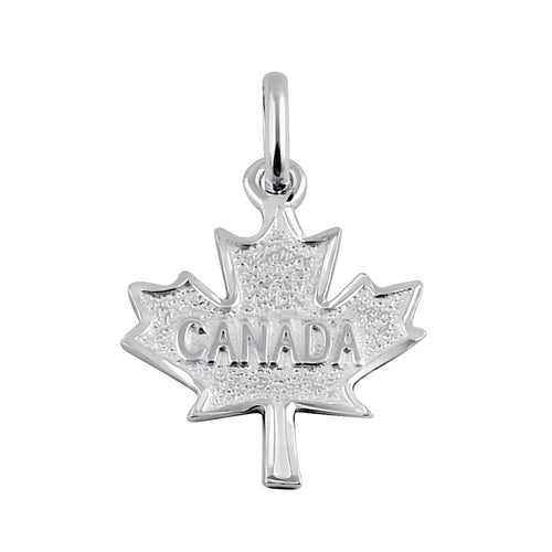 Sterling Silver Canada Pendant