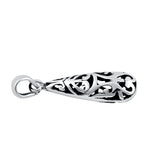 Sterling Silver Filigree Drop Pendant