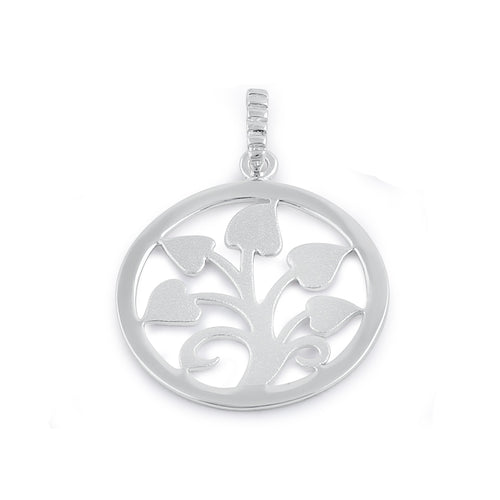 Sterling Silver Tree of Hearts Pendant