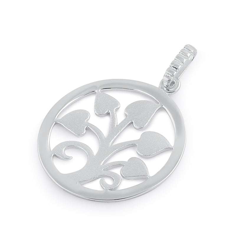 Sterling Silver Tree of Hearts Pendant