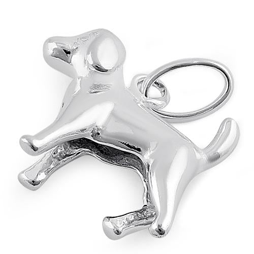 Sterling Silver Dog Pendant