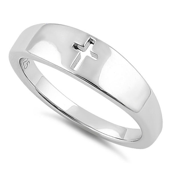 Sterling Silver Cross Ring