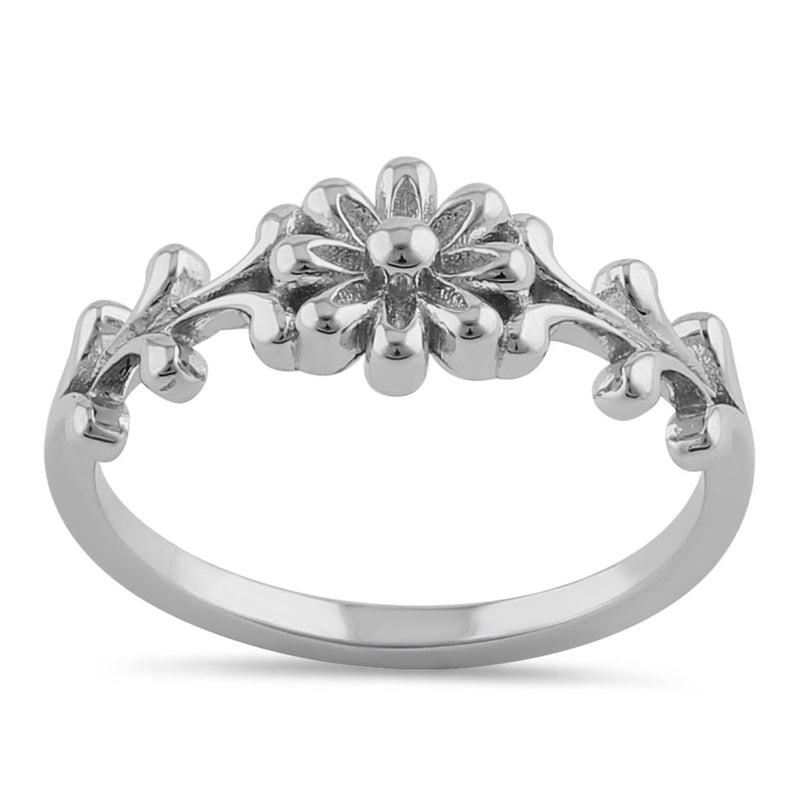 Sterling Silver Flower Ring