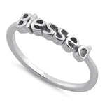 Sterling Silver "Blessed" Ring
