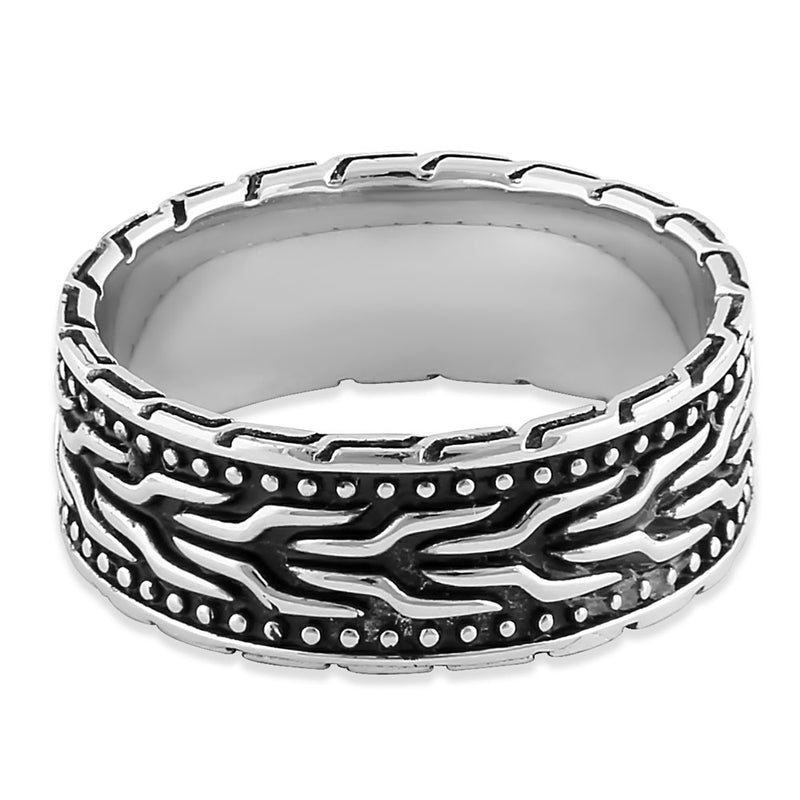 Sterling Silver Pattern Band