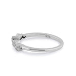 Sterling Silver Clear CZ Sparkle Ring