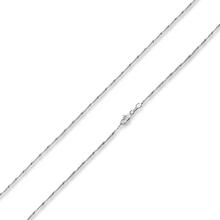 Sterling Silver Twisted Serpentine Chain 1.4MM