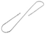 Sterling Silver Twisted Serpentine Chain 2MM
