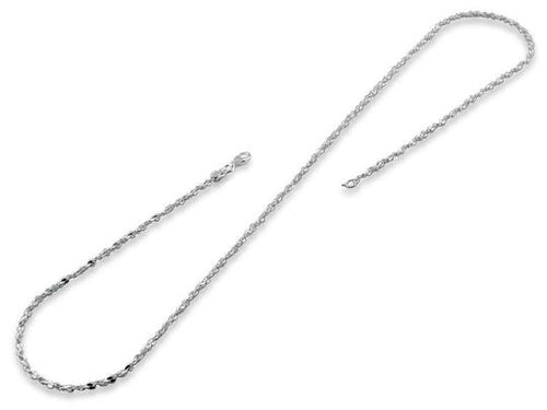 Sterling Silver Twisted Serpentine Chain 2MM