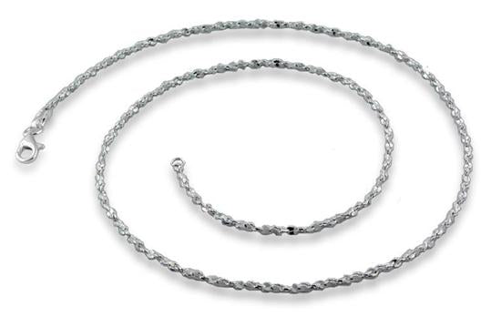 Sterling Silver Twisted Serpentine Chain 2MM