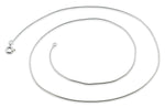 Sterling Silver Italian Snake Chain 0.7 MM