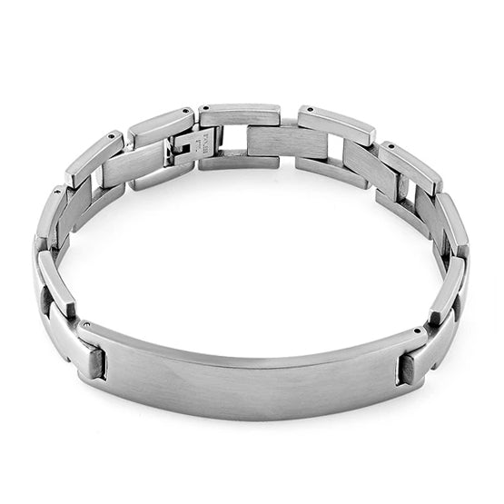 Stainless Steel ID Link Bracelet