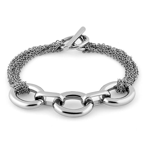 Stainless Steel Big Link Chain Bracelet