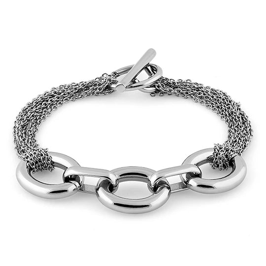 Stainless Steel Big Link Chain Bracelet