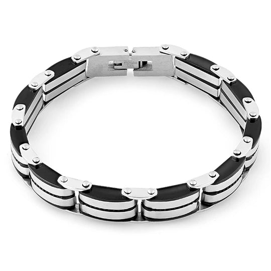 Stainless Steel Black Bracelet