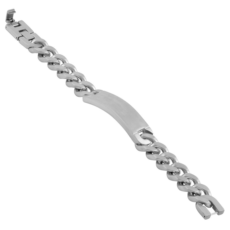 Stainless Steel Thick Curb Bracelet