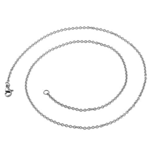 Stainless Steel Cable Chain Necklace 1.8MM