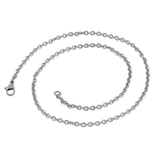 Stainless Steel Cable Chain Necklace 3.0MM