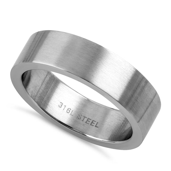 Stainless Steel 6MM Band Ring