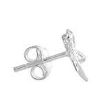 Sterling Silver Flying Dragonfly Stud Earrings