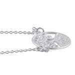 Sterling Silver Thick Root Tree of Life Necklace