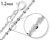 Sterling Silver Sparkle Chain 1.2mm